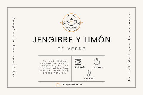 Té Verde - Jengibre y Limón