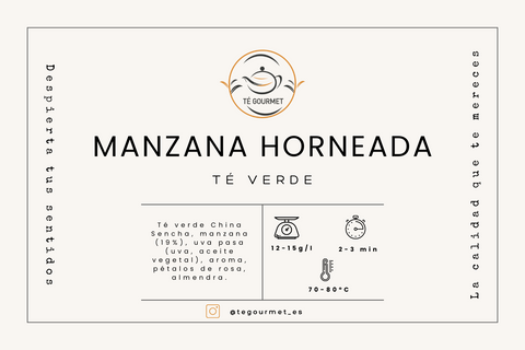 Té Verde - Manzana horneada